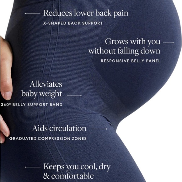 BLANQI Maternity Grey Leggings - Picture 6 of 6